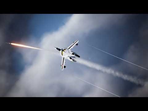 Ace Combat 7 Skies Unknown - Macross VF-1 Valkyrie Skull One Replay