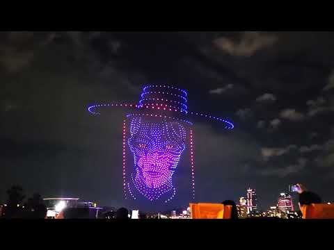 K-Pop Demon Hunters Drone Show in Seoul 🇰🇷✨ 1,200 Drones | Netflix 2025