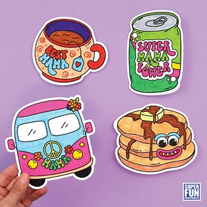 Mother's Day coloring card