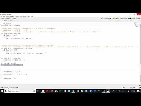 7. Basic List Recursion in Racket -- CS201 Yale