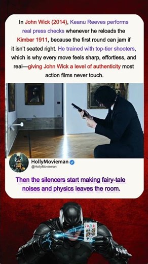 #trend John Wick’s Most Realistic Detail 🔥#johnwick #keanureeves