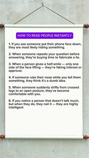 6 Psychological Tricks to Read People Instantly