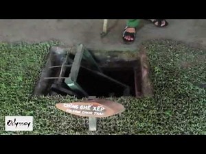 Lethal Booby Traps in Cu Chi Tunnels, Saigon, Vietnam (with tour guide demonstration)