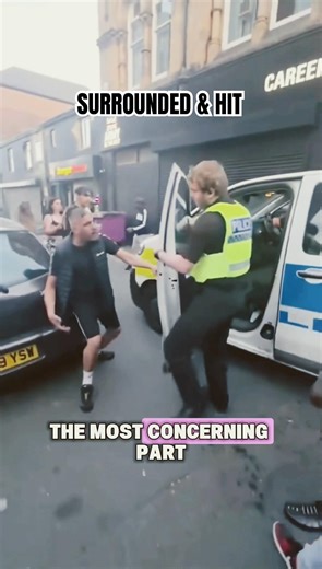 Police Officer Punched in the Face (UK) #shorts