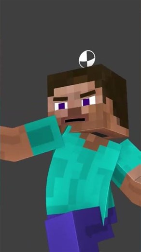 Simple Fighting Animation via blender... #minecraft #minecraftanimation #animation