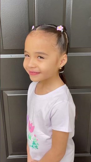 PEINADO FÁCIL Y BONITO PARA NIÑAS💜