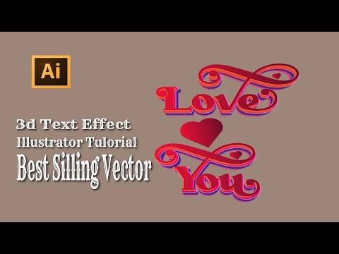 Adobe Illustrator Tutorial for Beginners l Master 3D Text and Typography Design