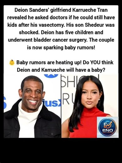 Deion Sanders Asked Doctors About Having Kids After Vasectomy—Shedeur SHOCKED! 👶😱