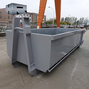 [Hot Item] 6m Stackable Portable Steel Hook Lift Bin Waste Hook Bin