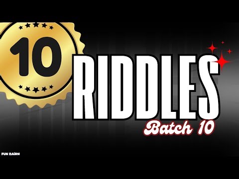 25 Riddles for Critical Thinking | Test Your Knowledge (Batch 10)