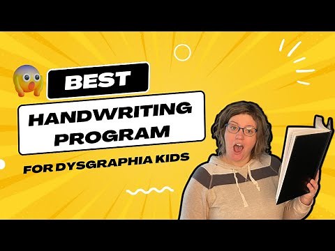 Incredible Handwriting Program For Dysgraphia Kids