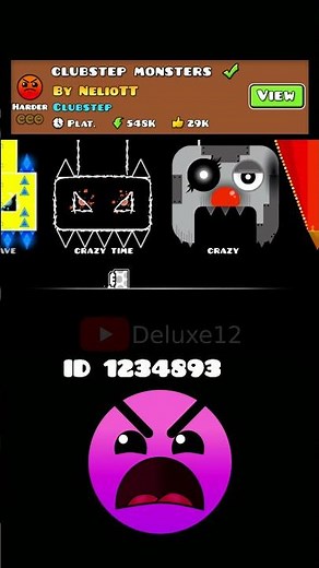Geometry Dash Clubstep Monsters Compilation #geometrydash #gd