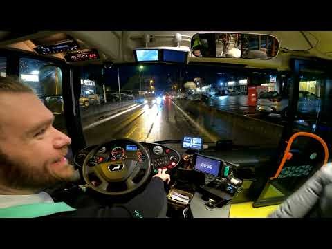 [Onboard] Express bus in morning rush hours - 4E Flaktveit - Bergen