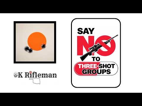3 Shot Groups. Just say No!