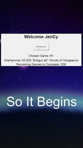 Steam Random Library Challenge — Roll #1