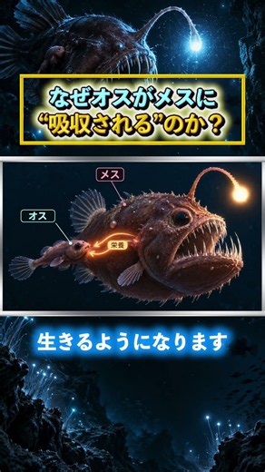 なぜオスがメスの体に“吸収される”のか？