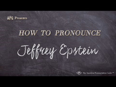 How to Pronounce Jeffrey Epstein (Real Life Examples!)