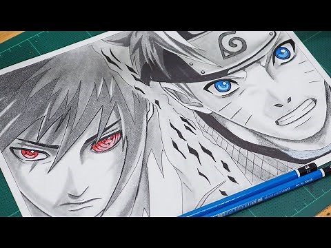 Drawing Naruto and Sasuke - My Brilliant Art