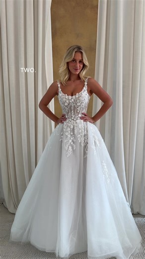 Wedding Dress Try-On: Pink, Vintage & Minimalist Styles