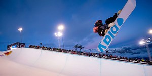 Women's and men's halfpipe