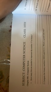How many bits are needed to represent the number 15 in binary?... | Filo