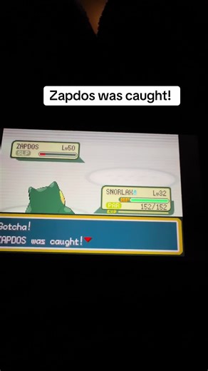 Zapdos was caught! #pokemon #90s #viral | pokémon