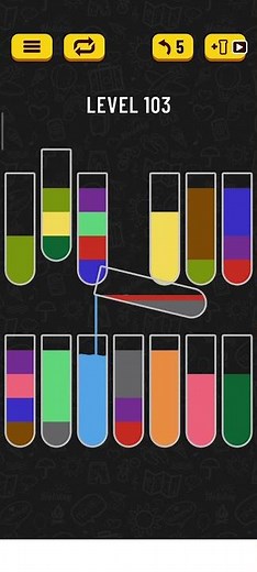 water sort puzzle - level 103