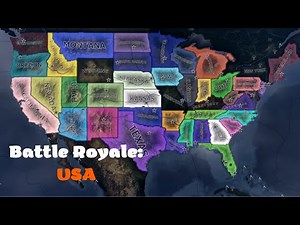 Battle Royale: USA - Hoi4 Timelapse