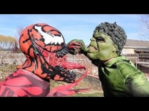 Carnage vs Hulk Real Life superhero Movie!