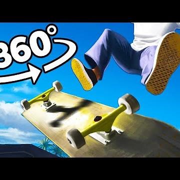 skateboard like tony hawk 360 vr video