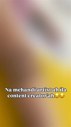 Chennai Mehandi Artist Kaviya✨❤️ on Instagram: "Ena da panni vachirkinga😂😂 #chennaimehandiartist"