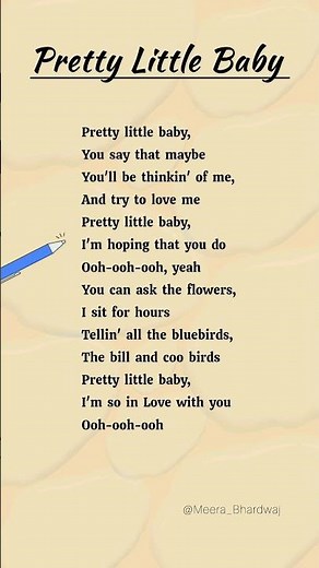 Pretty Little Baby (Lyrics ) - Connie Francis #prettylittlebaby