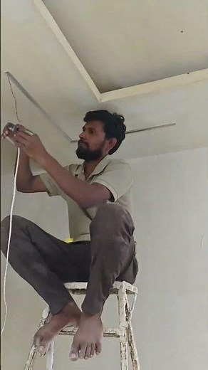 How to cutting ceiling profile light | profile strip light install #electricalelectricianwireman