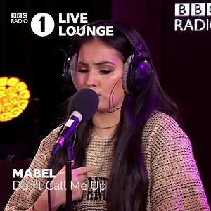 24K views · 187 reactions | SO good to hear Mabel perform 'Don't Call Me Up' in the Live Lounge today  We're celebrating the BRITs British Breakthrough Act nominees with live music at 12pm each day this week. | BBC Radio 1 | Facebook