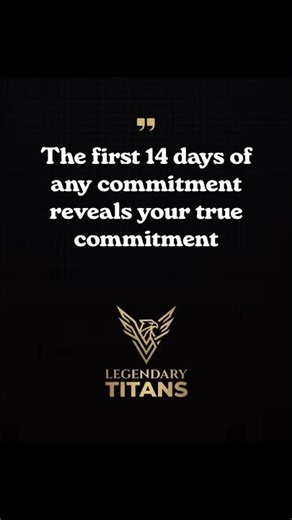 The first 14 days of a commitment