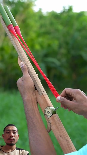 New wood creations with Bamboo and balloone toys #craft #diy #toys #bamboo #art