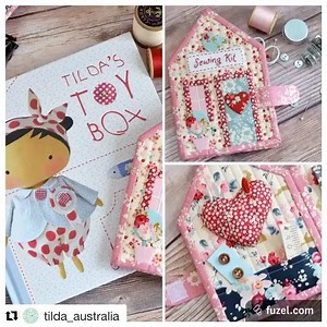 How adorable! The Tilda Toy Box book makes such a wonderful gift for a sewing friend 🎁🎄 #tildabook #tildastoybox #sewingbook #craftbook #handmadegifts #tildafabrics #fabricpixie #Repost @tilda_australia with @repostapp ・・・ Loving this cute project by @downgrapevinelane #ilovetilda | Fabric Pixie