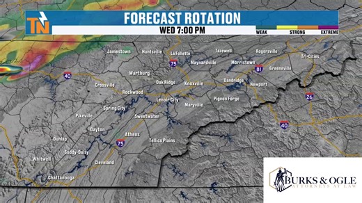 What you're looking at is the forecast radar for Wednesday evening. On top o the radar is the forecast rotation. While I don't think we will have a big threat for tornadoes, there are some signs that some rotation could be involved with the leading edge of the line of storms. The greatest risk is damaging wind gusts. Again, anytime after 5pm Wednesday, be weather ready! At @burks&ogle we’ve built a reputation for delivering strong outcomes. Our attorneys combine experience, focus, and a personal