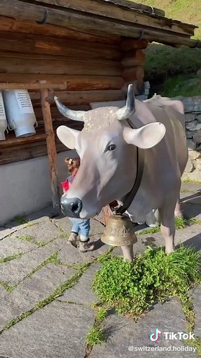 Charming Heidi Village in the Swiss Alps