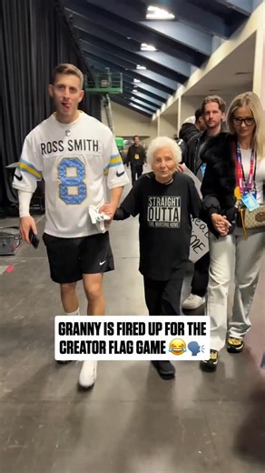 granny is READY 😤😤 SB LX Flag Football Game — 10pm ET on NFL @youtube | NFL