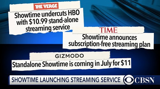 Showtime to offer online-only streaming service