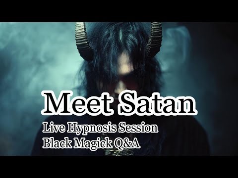 Meet Satan, live hypnosis session, Black Magick discussion #blackmagic #witchcraft #hypnosis