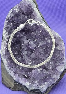 Handmade Argentium Silver Viking Knit Bracelet With Sterling Silver Clasp - Etsy Australia