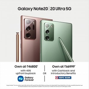 Shoot with 8K resolution, precise zoom and microphone control. Get the highest resolution video recording possible with a smartphone. #ProVideo with #GalaxyNote20. Own now at just ₹46800 with 40% upfront buyback. | Samsung