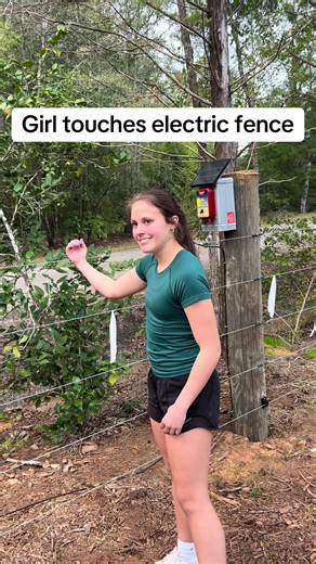 Girl Touches Electric Fence Prank: A Shocking Experience