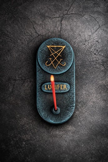 Lucifer Sigil Altar Incense Holder - Etsy