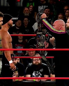 Don't touch #FTR's belts! #AEWCollision