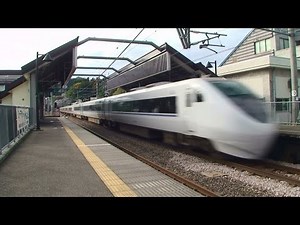 はくたか まつだい駅高速通過 ３連発！