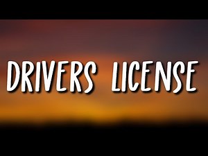 Olivia Rodrigo - drivers license (Lyrics) (Conor Maynard Cover)