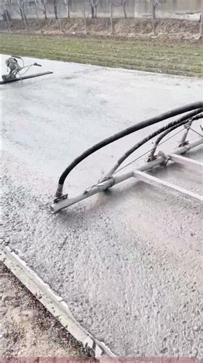 Efficient Concrete Paver Machine in Rural Area!